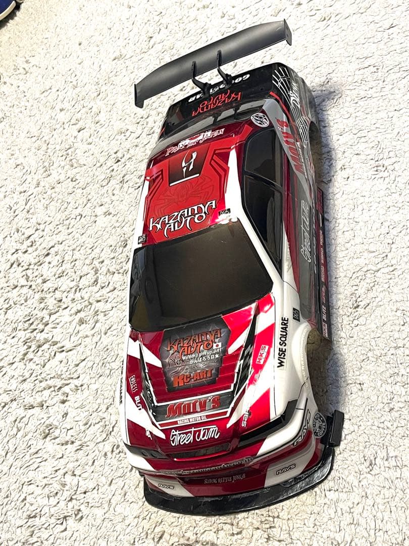 希少　ヨコモ製旧型100マークⅡ Kazama Auto バイナル仕様ボディ