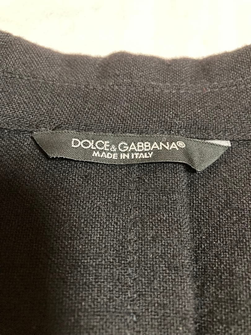 美品DOLCE & GABBANA ドルチェアンドガッバーナ 羊毛　ジャケット黒