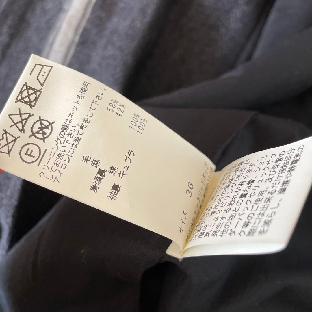 パドカレ チャコール 春まで使えるコート 軽い