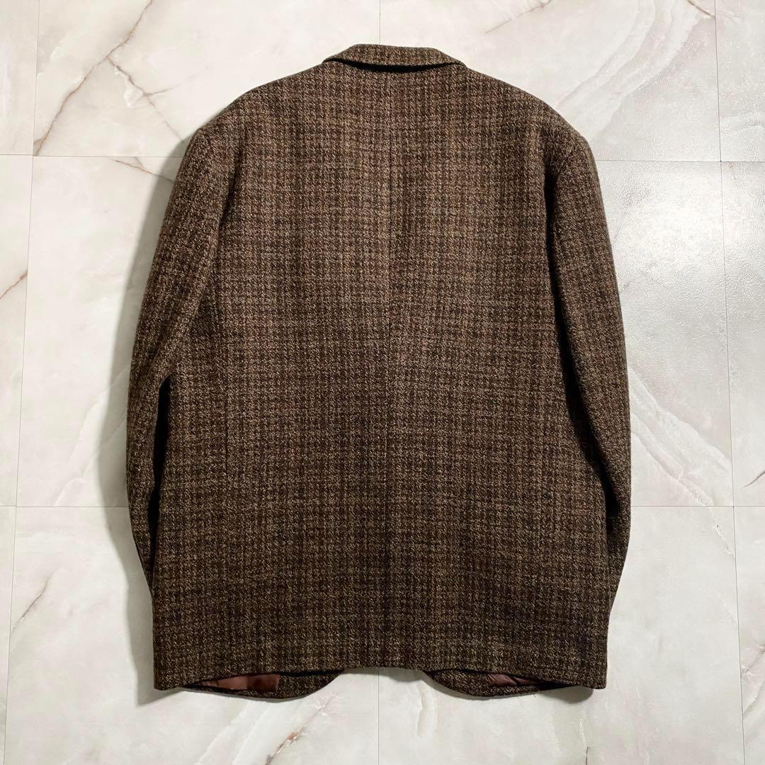 B15060 ワイズフォーメン93ssチェックツイード2BテーラードジャケットM