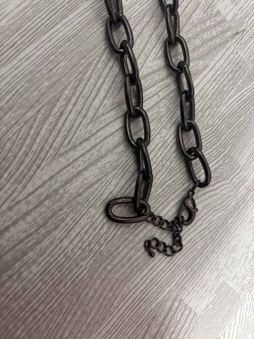 GLAVIL tutuHA クロスネックレス レッド【使用感有・褪せ有・激レア】