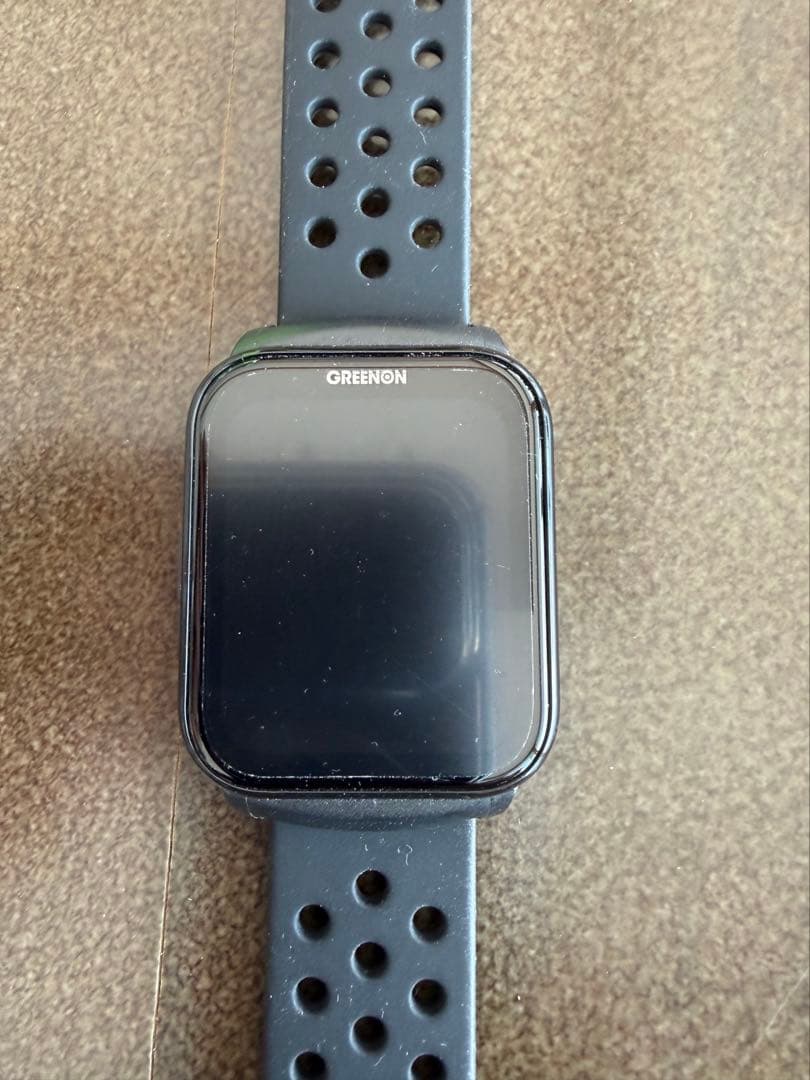 むら　GREENON スマートウォッチ GS501 黒