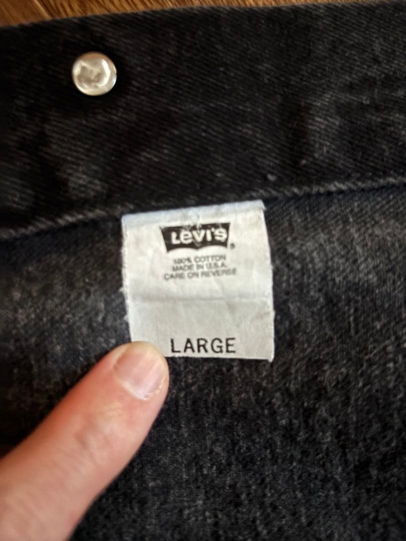 Levi's 70507-4159 MADE IN USA ブラック