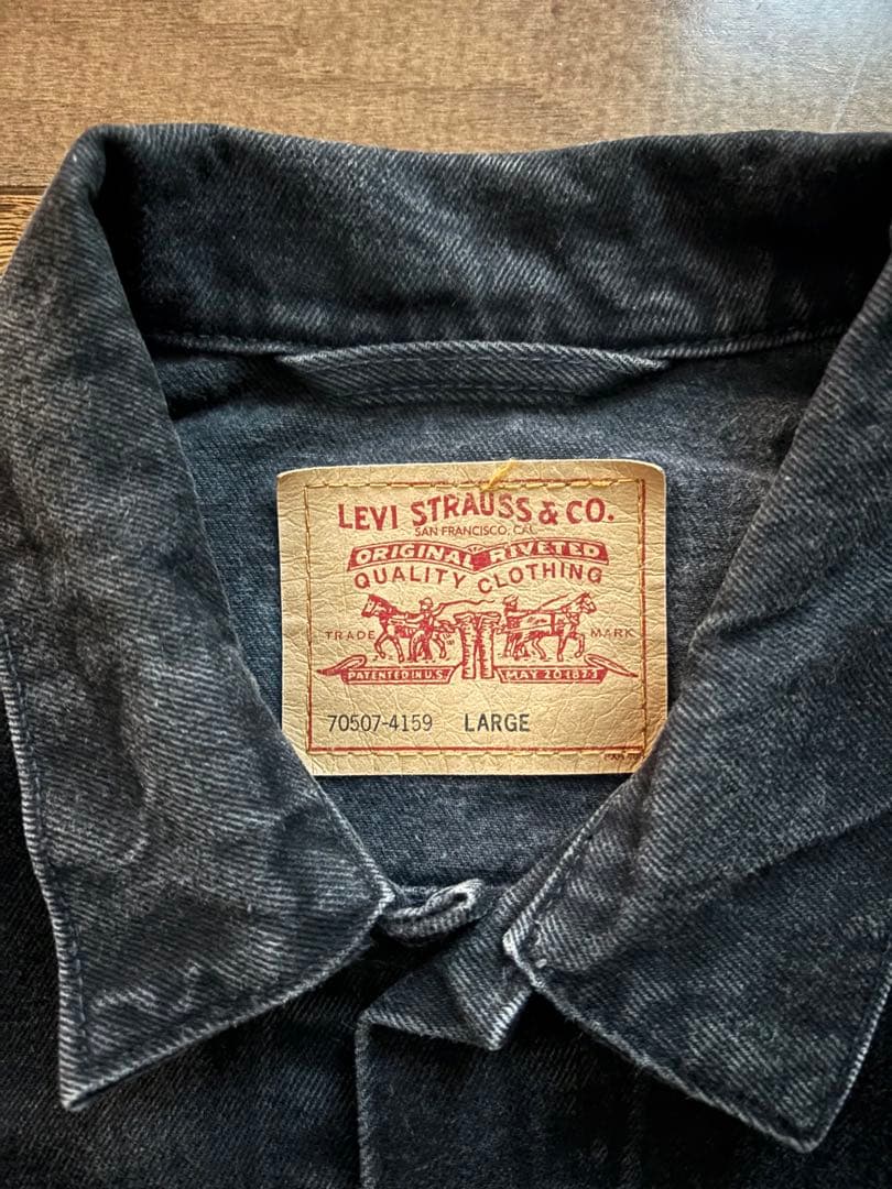 Levi's 70507-4159 MADE IN USA ブラック