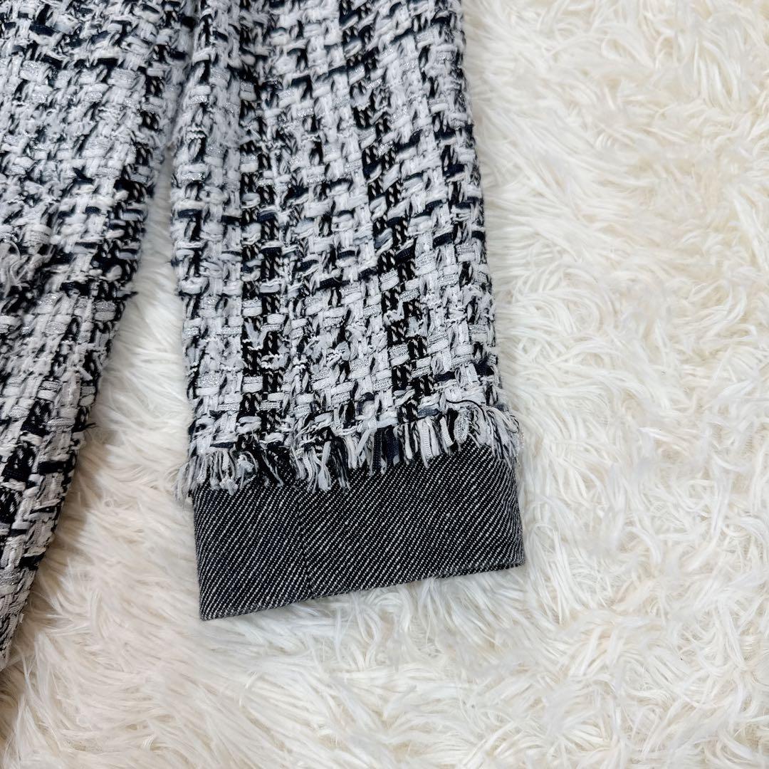 GRACE Class JULES TOURNIER社 ツイードノーカラーコート