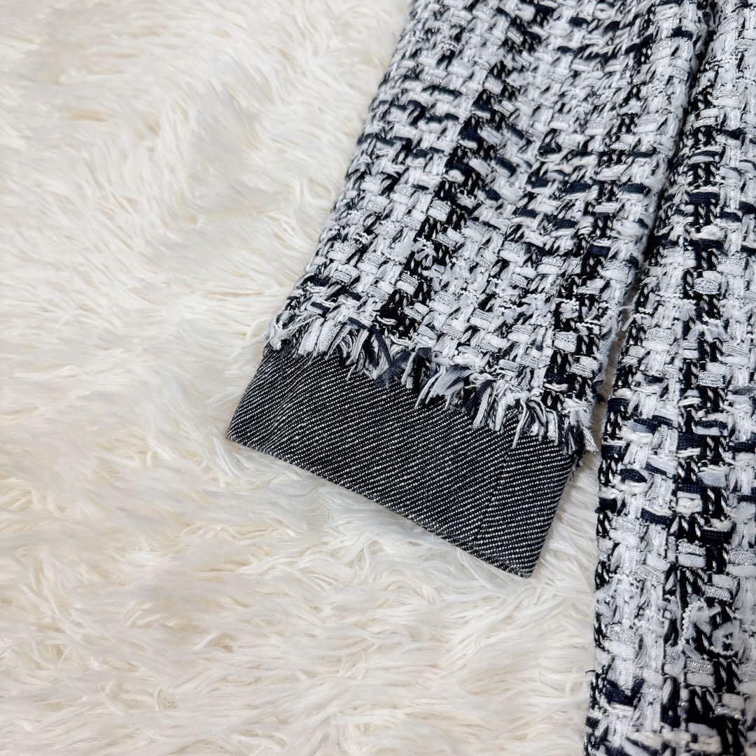 GRACE Class JULES TOURNIER社 ツイードノーカラーコート