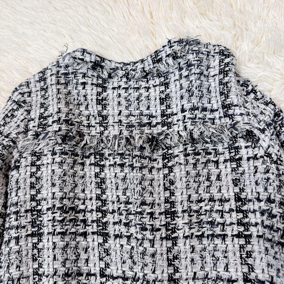 GRACE Class JULES TOURNIER社 ツイードノーカラーコート