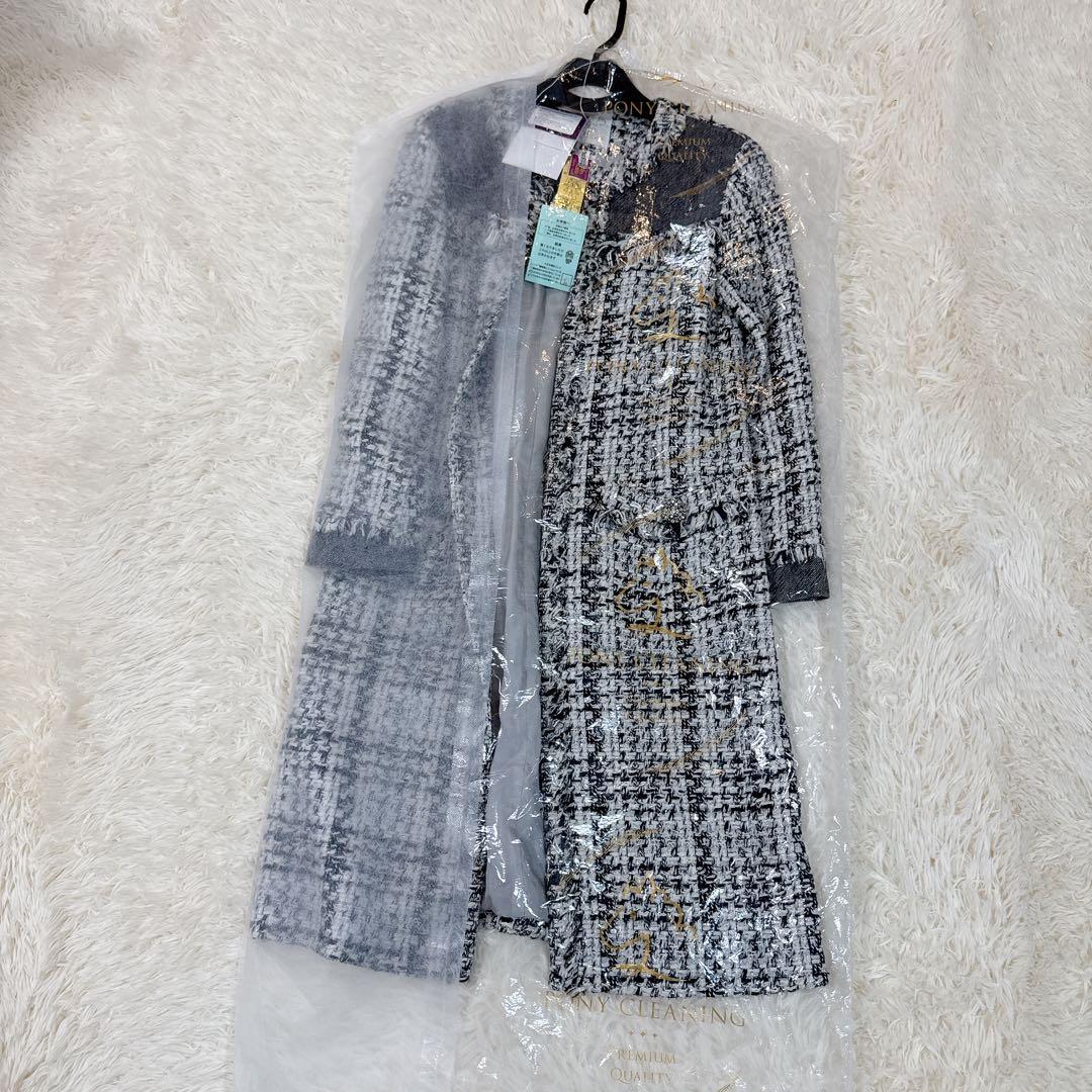 GRACE Class JULES TOURNIER社 ツイードノーカラーコート