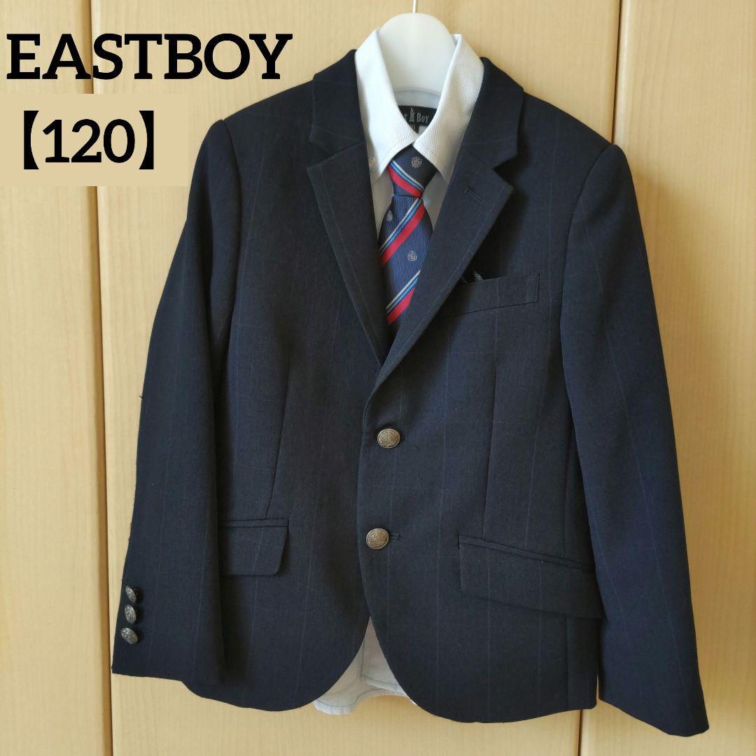 EASTBOY キッズ 男児 フォーマルスーツ 長ズボン・ロング 紺 120