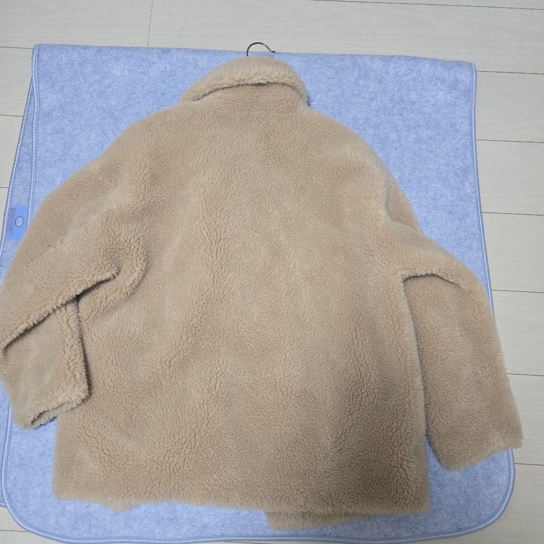 美品 GINY ベージュファーコート