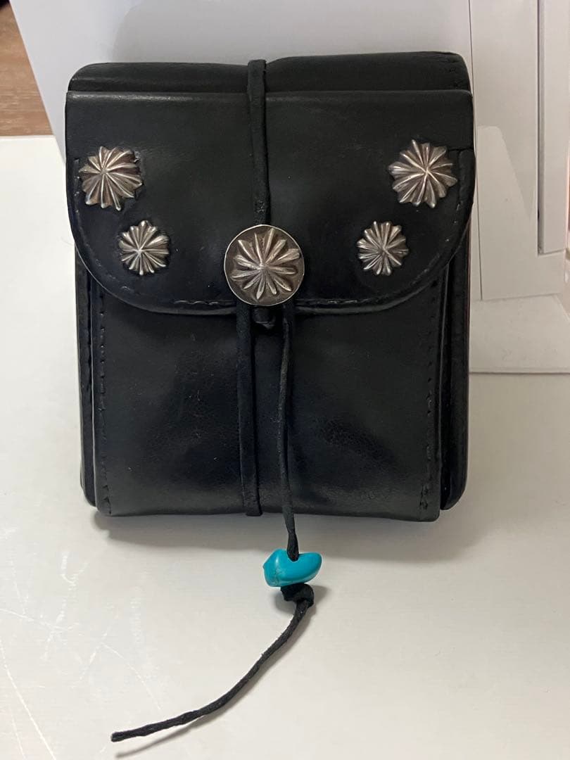 有名委託店モンテカルロカスタムgoros2つ折り財布カスタム（黒）