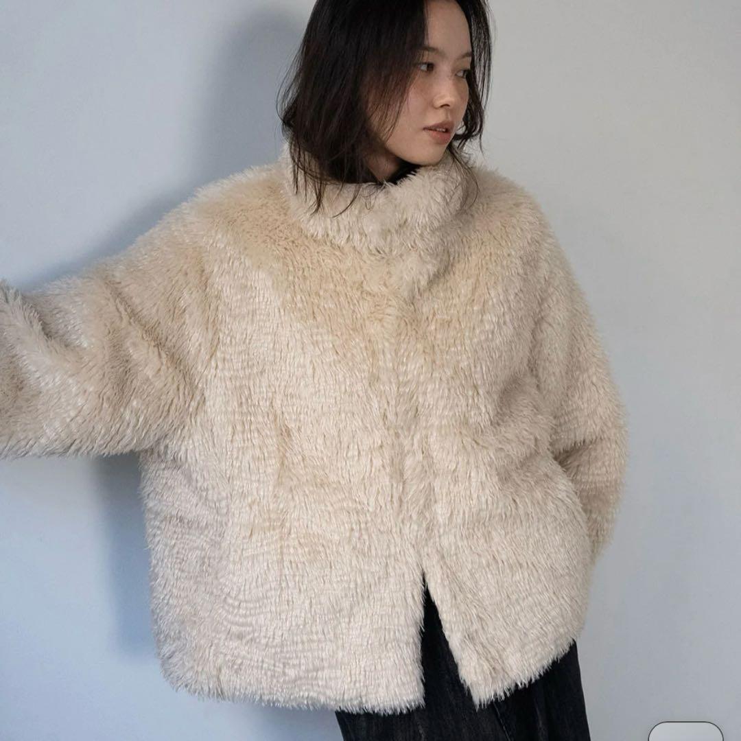 ジャケット・アウター ohotoro Shaggy Fur Jacket