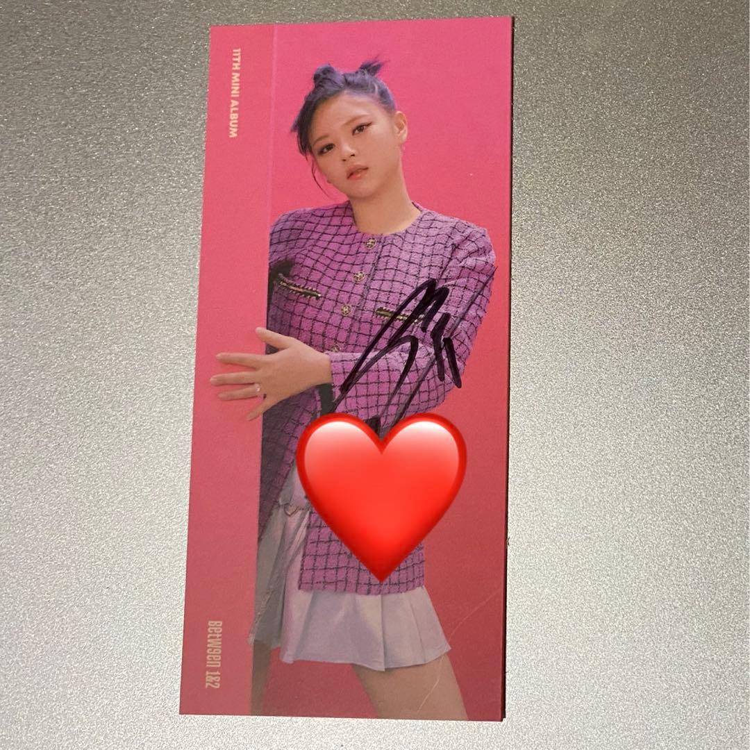 TWICE 直筆サイン入りブックマーク ジョンヨン