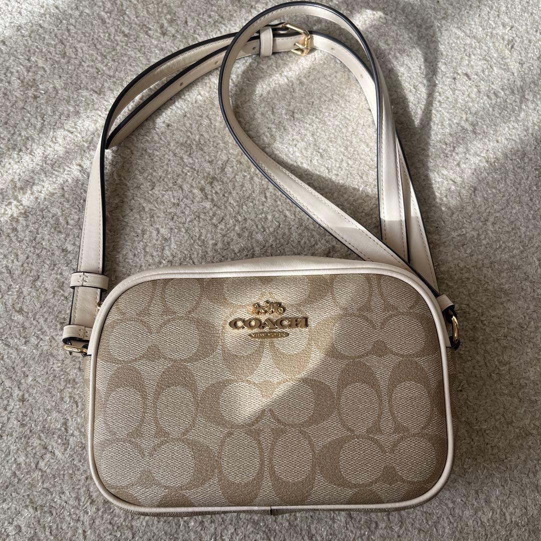 COACH コーチ　ベージュ ショルダーバッグ