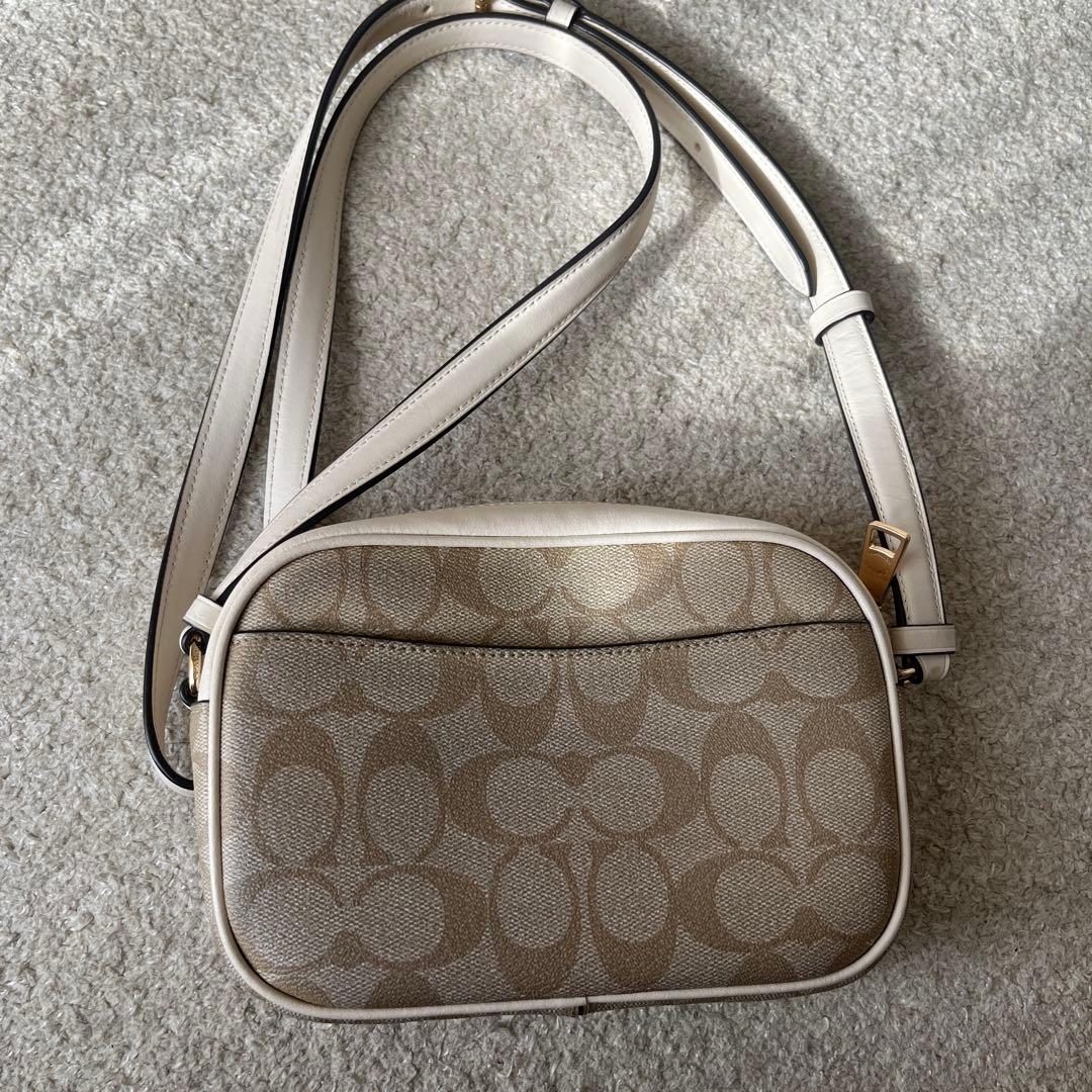 COACH コーチ　ベージュ ショルダーバッグ