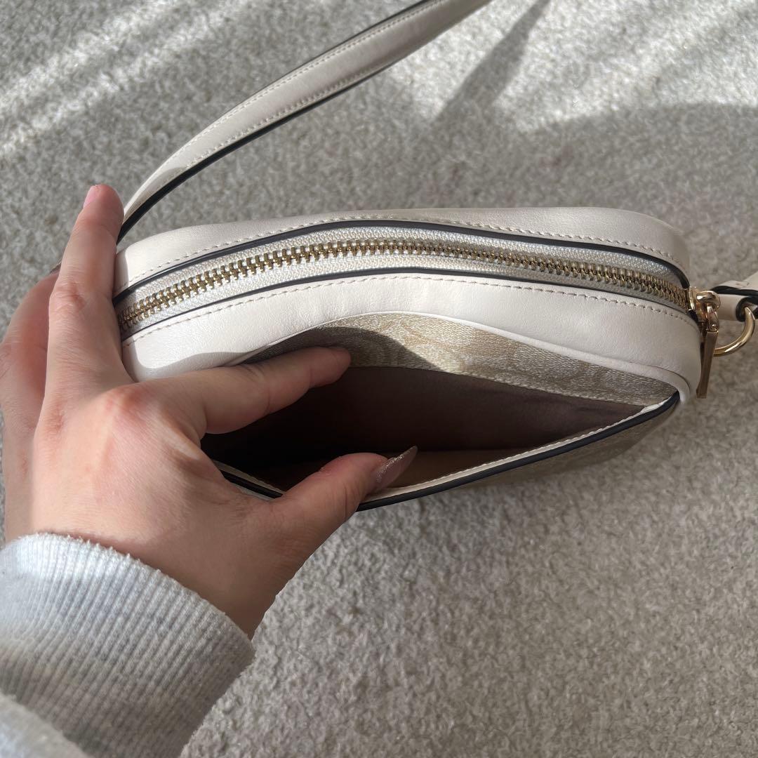 COACH コーチ　ベージュ ショルダーバッグ