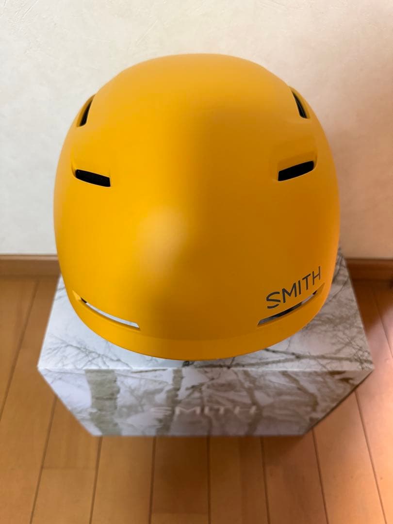 【値下げしました】SMITH イエロー スノーボード スキー ヘルメット