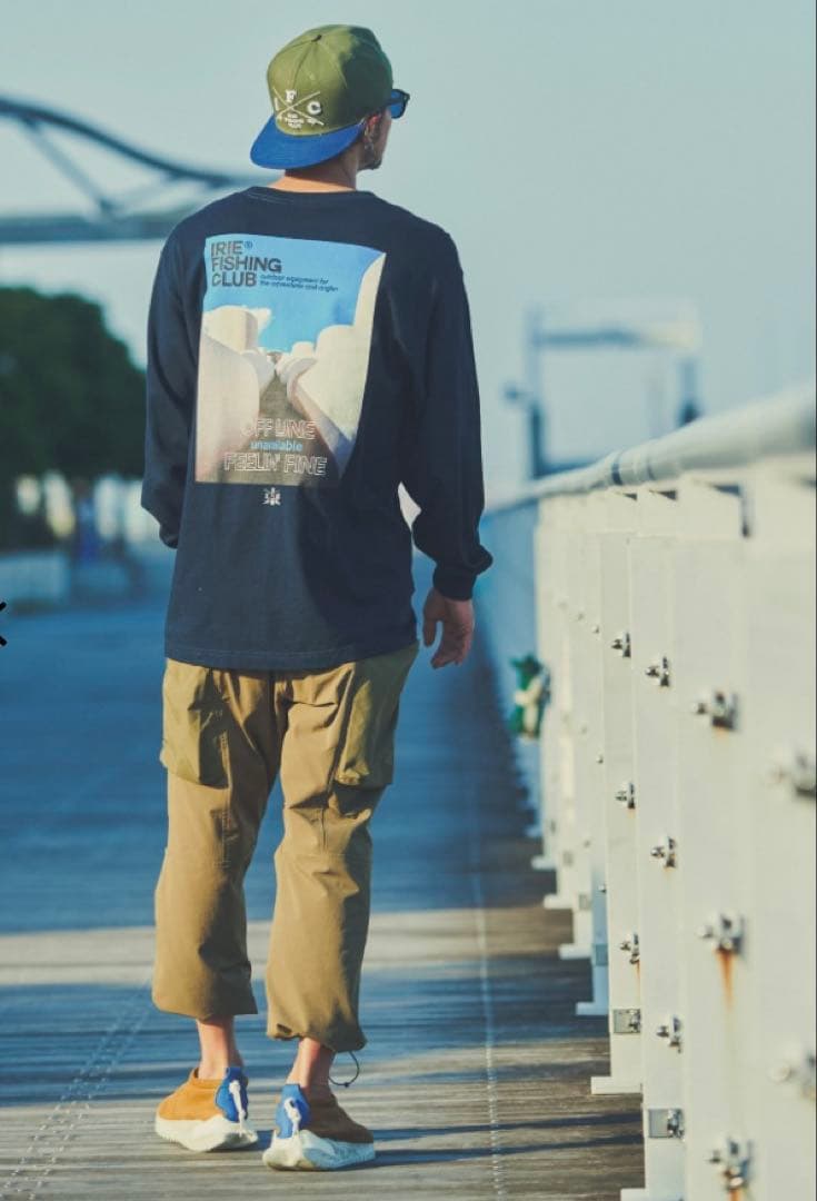 【新品未使用品】アイリーフィッシングクラブ　カーゴパンツ　黒Ｌ