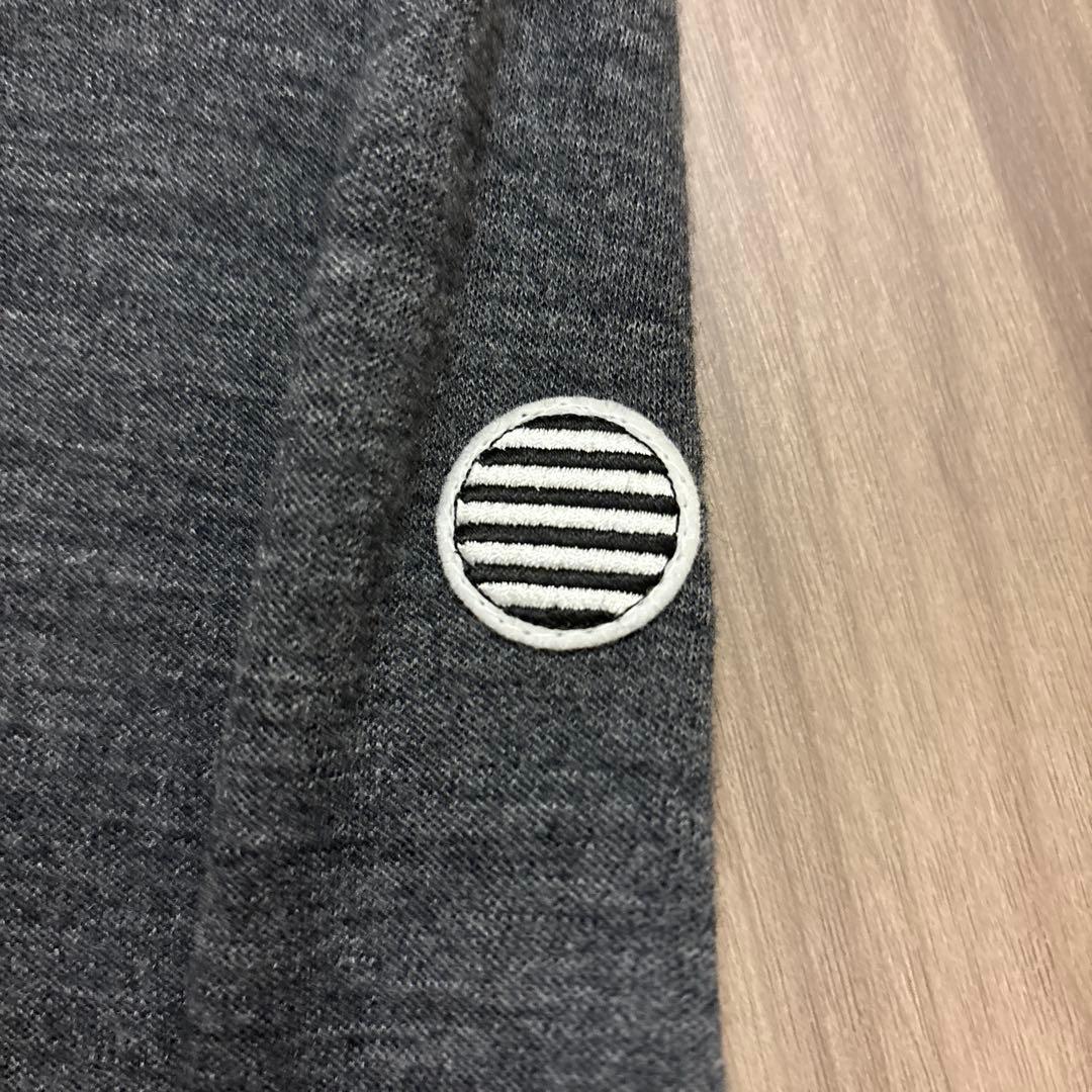 【ボーダーズアットバルコニー】ワンピース　ウール　グレー　シャツドレス　38