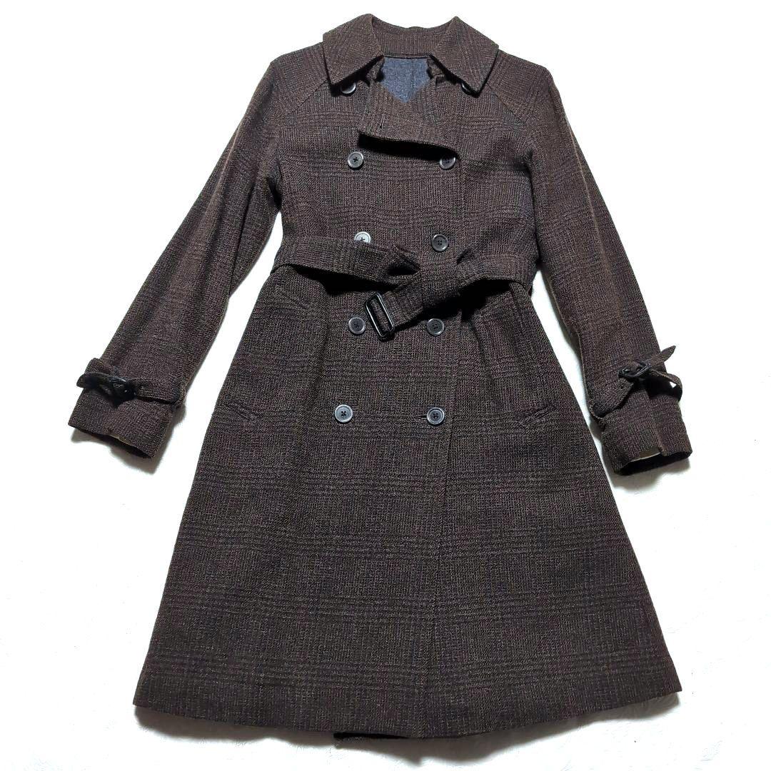 Margaret Howel ブラウン ウール混紡 トレンチコート