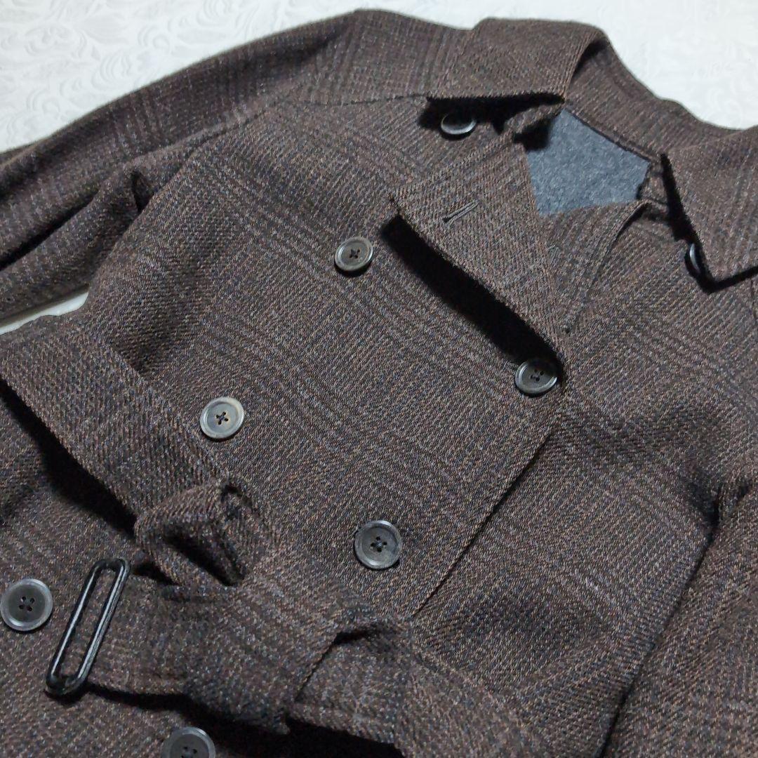 Margaret Howel ブラウン ウール混紡 トレンチコート