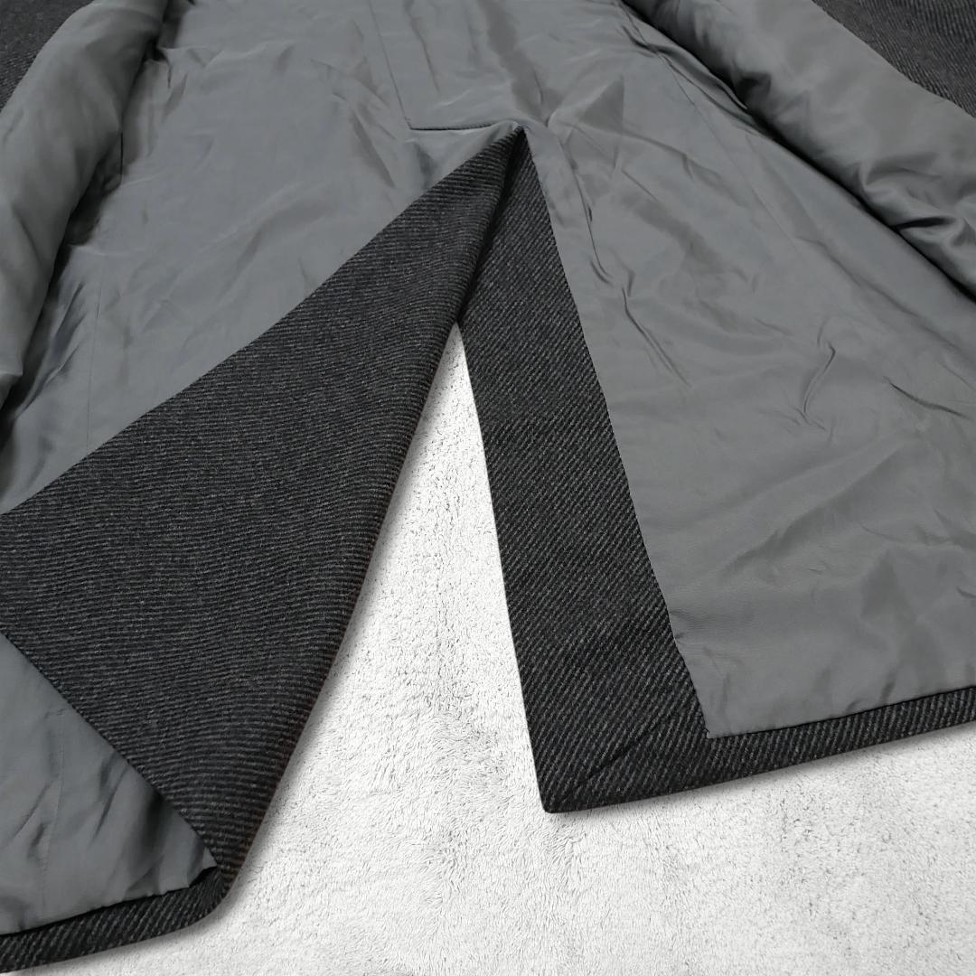 90s【ストラスブルゴ】DRAPERS チェスターコート XL相当 伊生地ウール