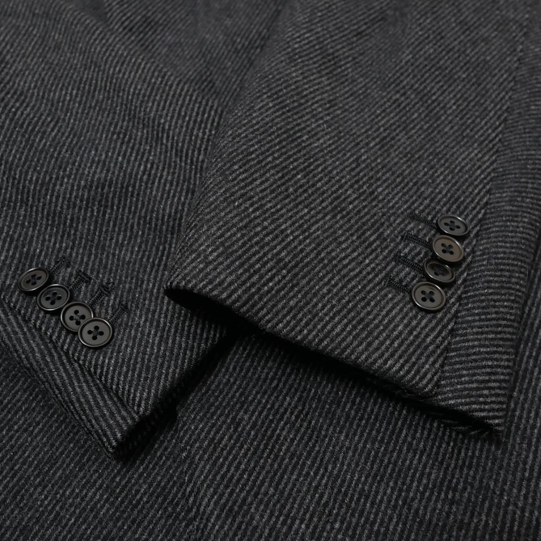 90s【ストラスブルゴ】DRAPERS チェスターコート XL相当 伊生地ウール