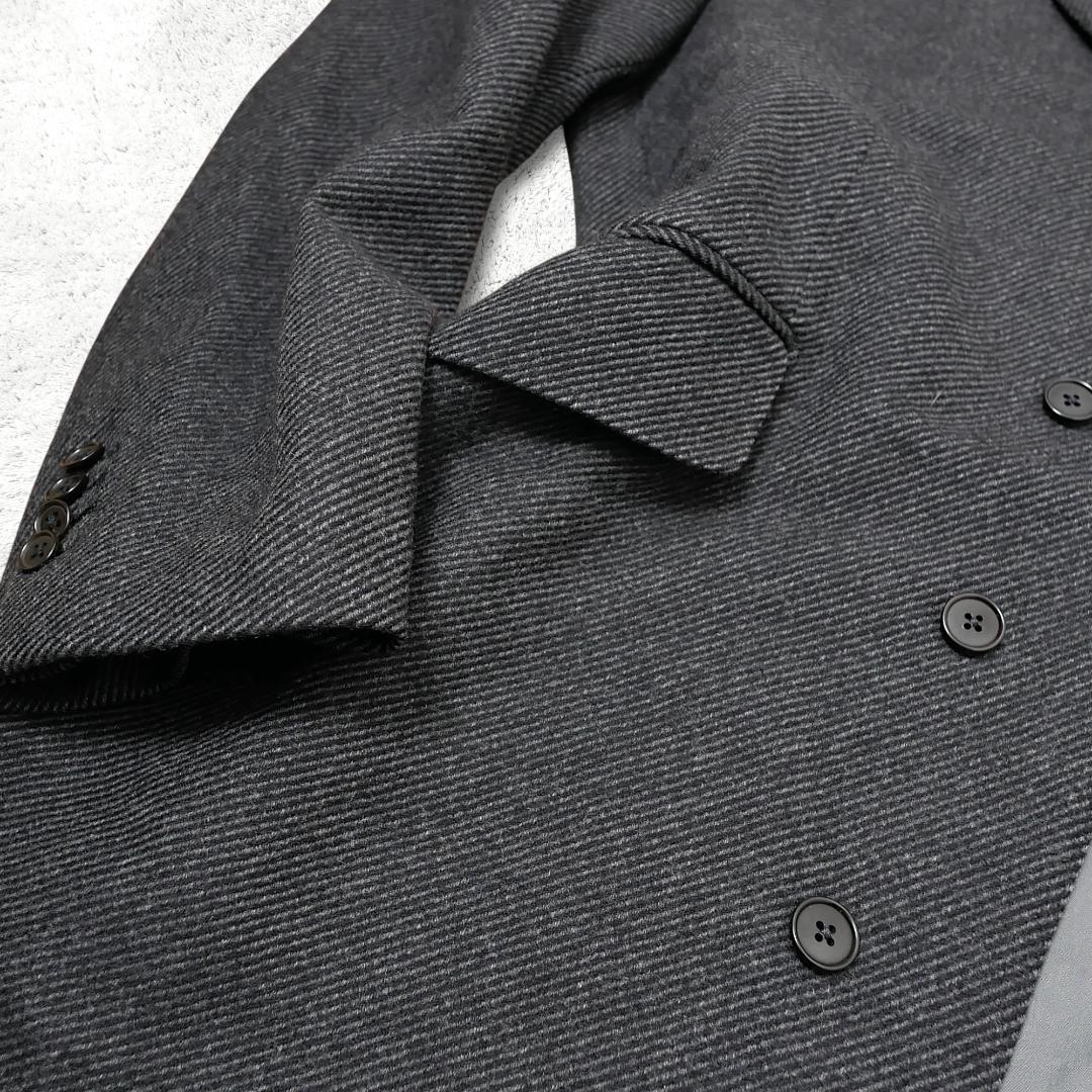 90s【ストラスブルゴ】DRAPERS チェスターコート XL相当 伊生地ウール