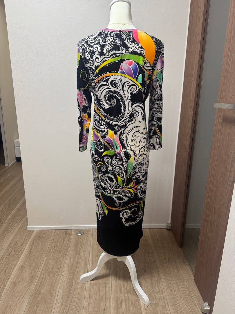 美品　LEONARD レオナール ロングワンピース LL