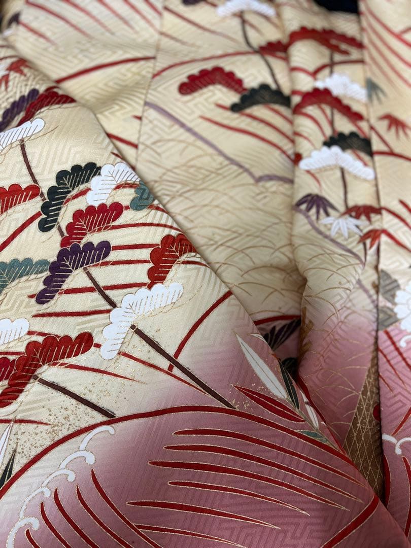 お値下げ　正絹振袖　成人式　振袖セット　結納　振袖フルセット　美品