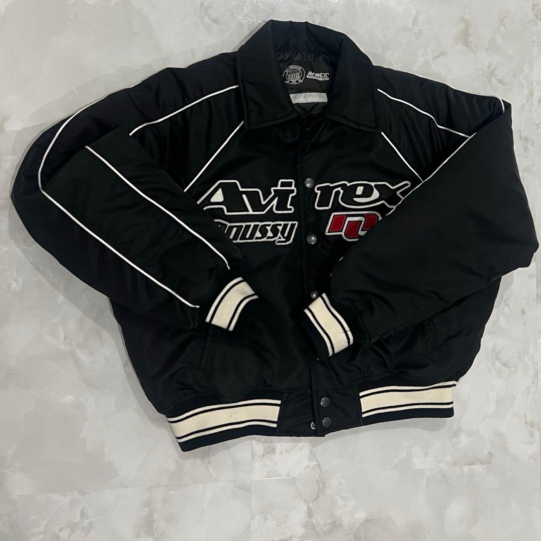 Avirex moussy ブラック スタジャン