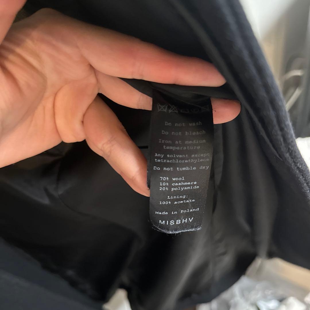 ウ*ユ様 misbhv ロングコート チェスターコート