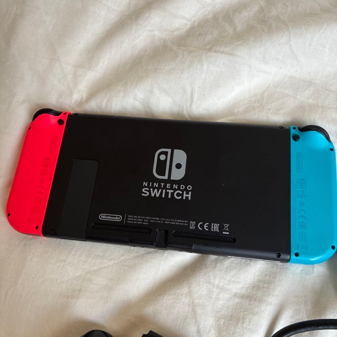 【動作確認済み】Nintendo Switch 本体 青/赤 Joy-Con