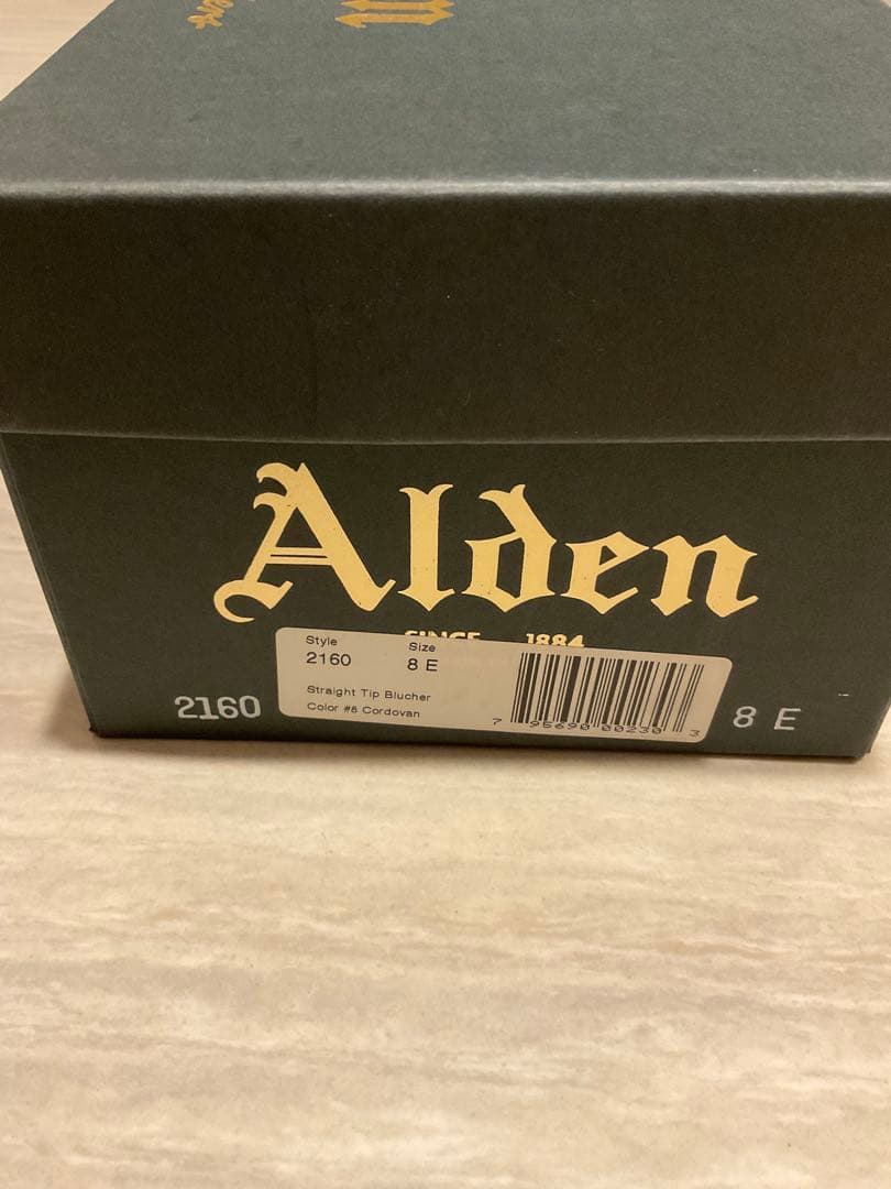 ロ*ー様 ★買いです★Alden ストレートチップ　コードバン 8E