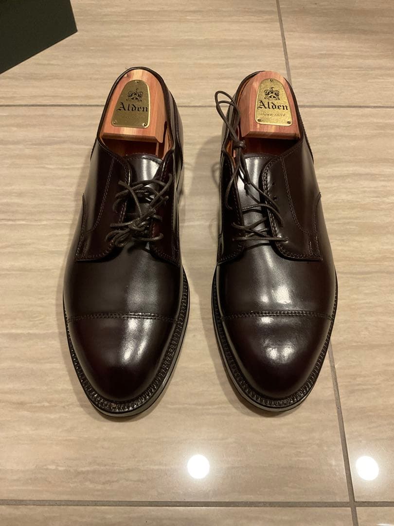 ロ*ー様 ★買いです★Alden ストレートチップ　コードバン 8E