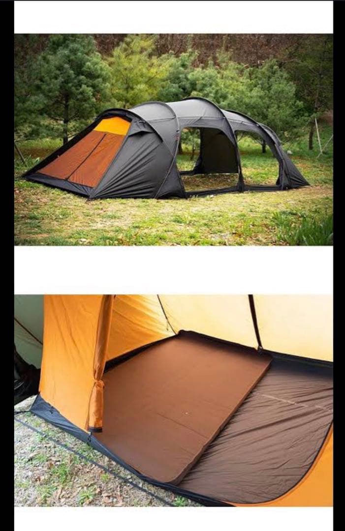 ダル男　ラルダール　ざぁーす　グリーン　2ルームテント キャンプ　みどり