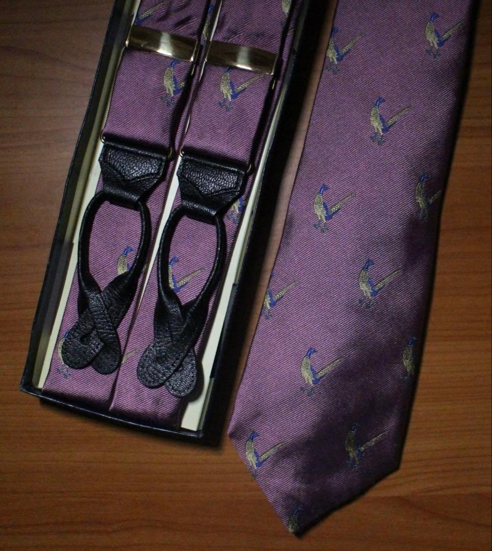  THURSTON サスペンダー&ネクタイ