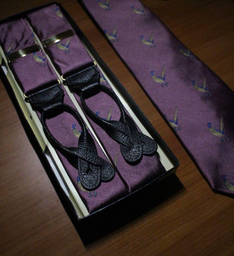  THURSTON サスペンダー&ネクタイ