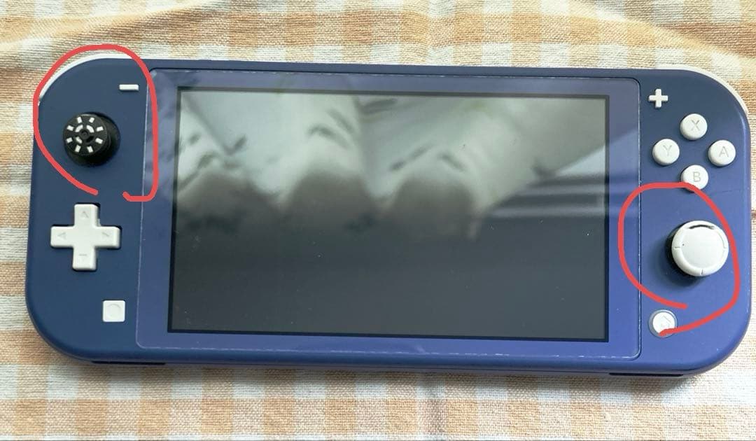 Nintendo switch lite 本体 グレー ジャンク