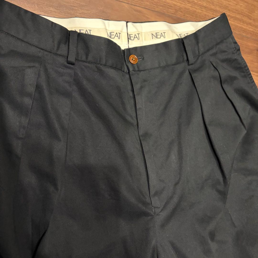 NEAT Chino ニート チノパン ブラック 48 BLACK