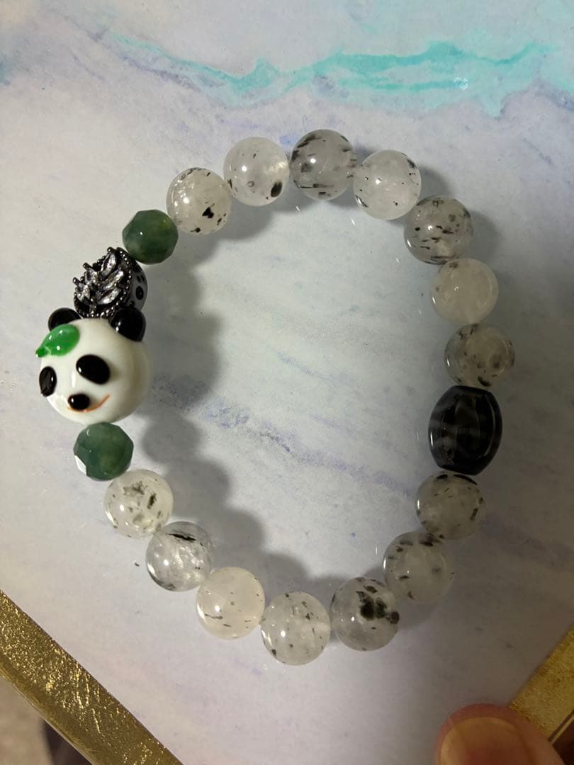 エレスチャルアメジストブレスレット