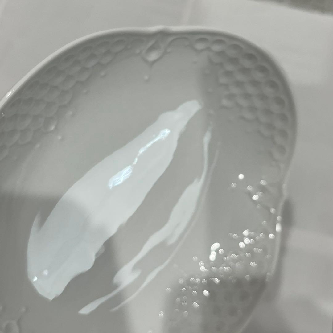 マイセン ホワイトレリーフ オードブルディッシュ 4枚セット