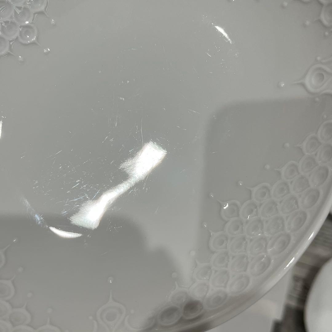 マイセン ホワイトレリーフ オードブルディッシュ 4枚セット