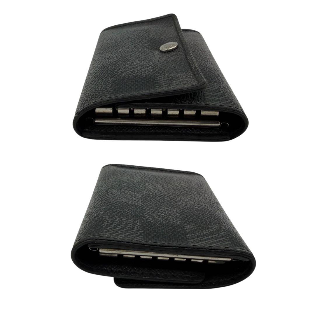 ルイヴィトン　ミュルティクレ6 ダミエ　グラフィット　6連　キーケース　黒