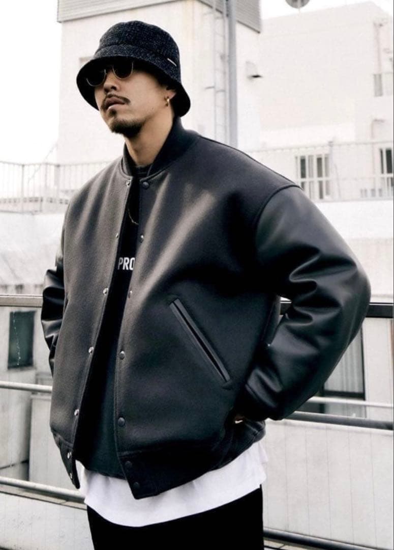 COOTIE PRODUCTIONS Wool Melton スタジャン