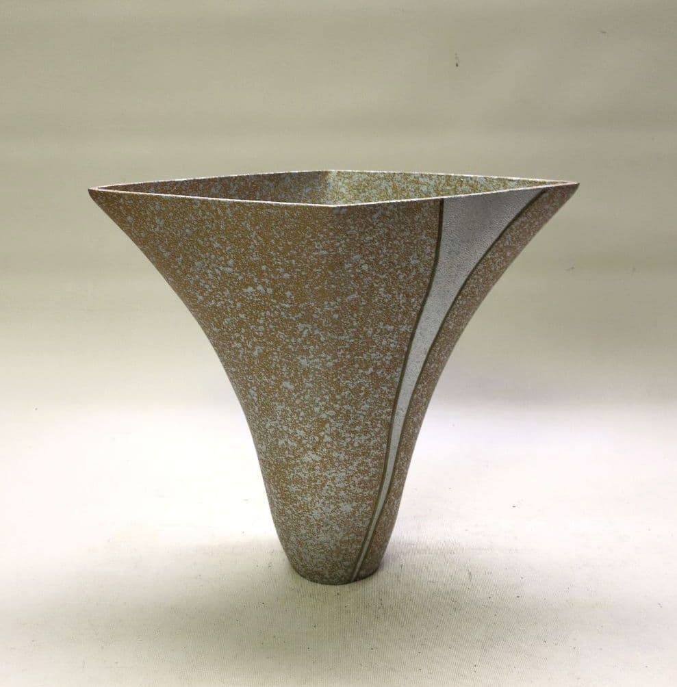 合金製花器　池坊好み　池坊花器