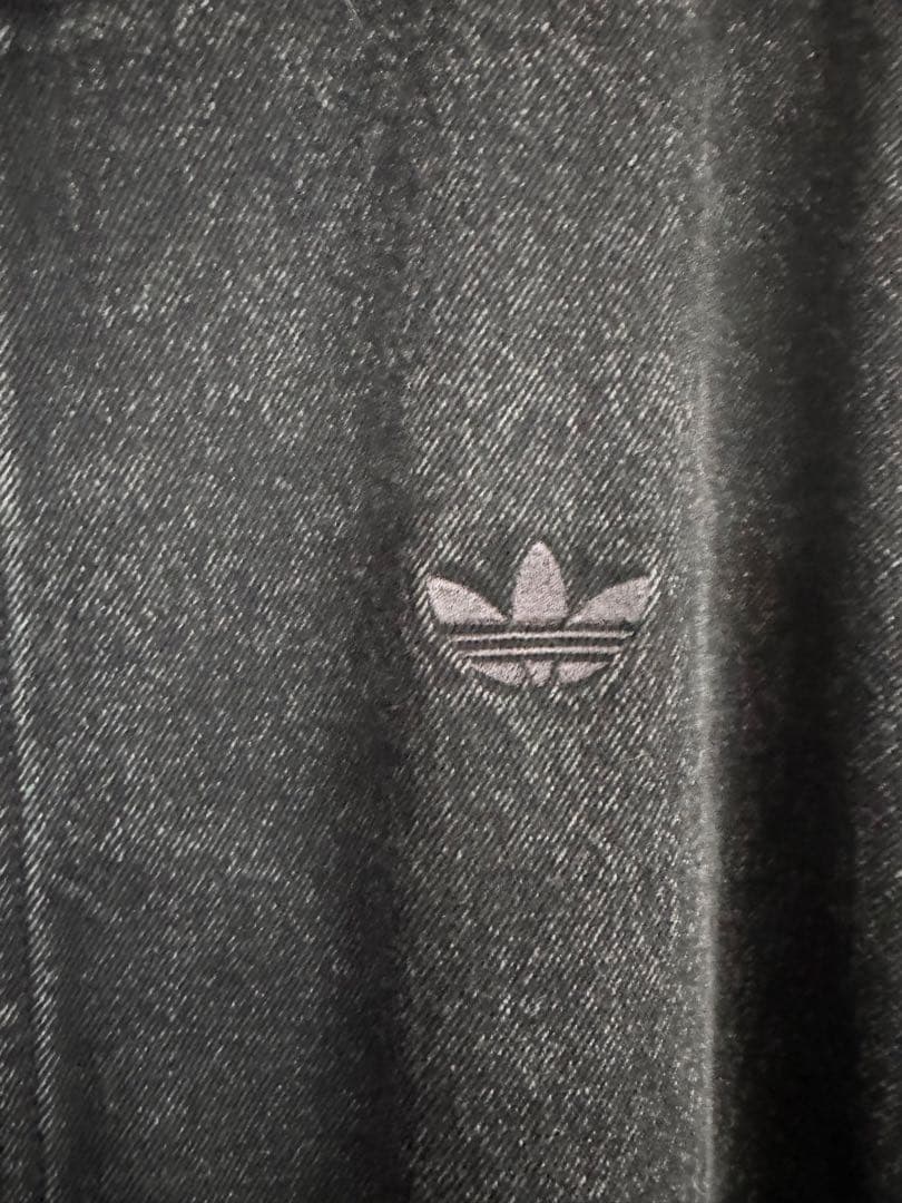 adidas DENIM ブラック FIREBIRD TRACK TOP 3XL