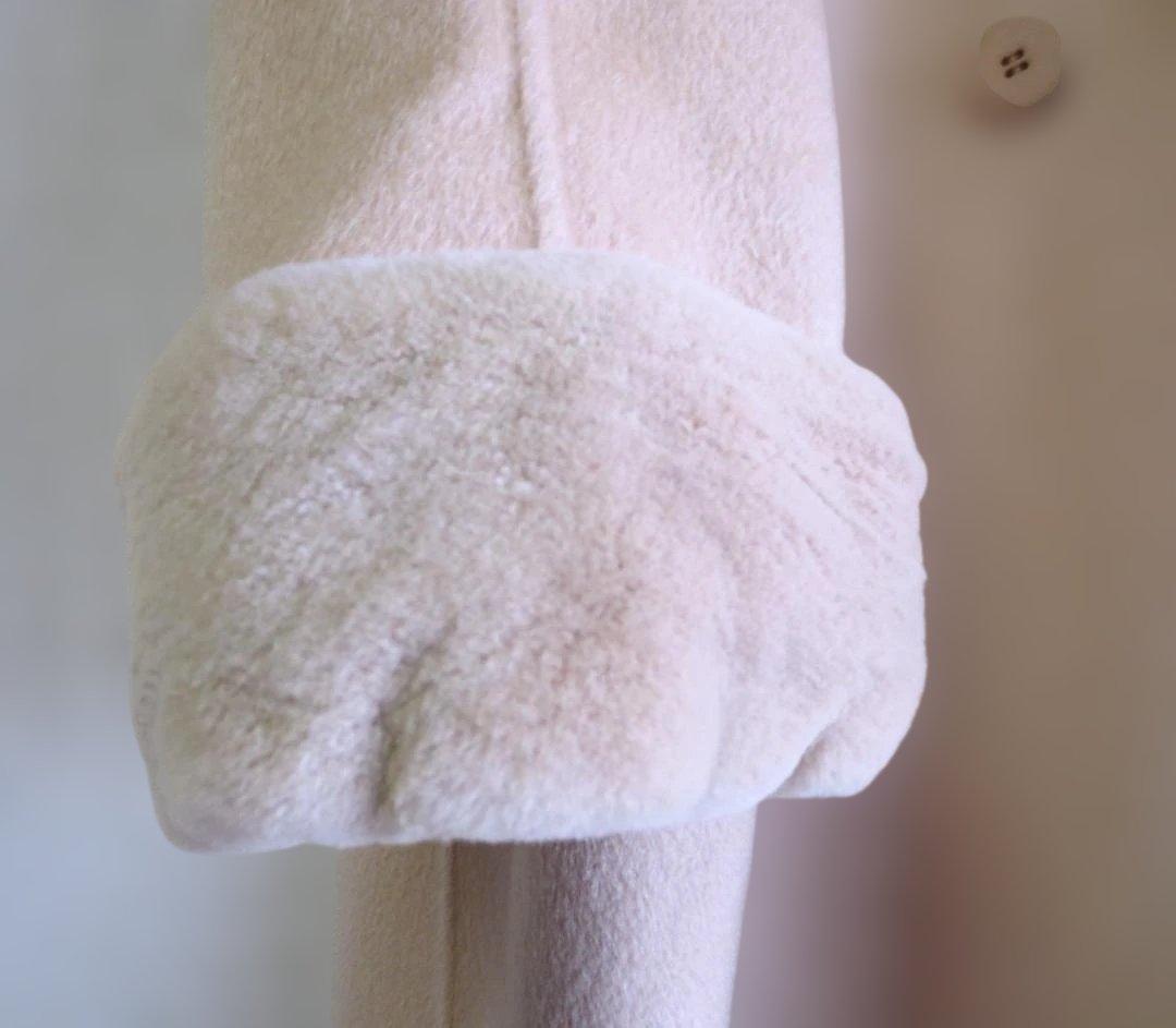 KIMIJIMA カシミヤ 100%エンバミンク襟コートWフェイス一枚仕立て