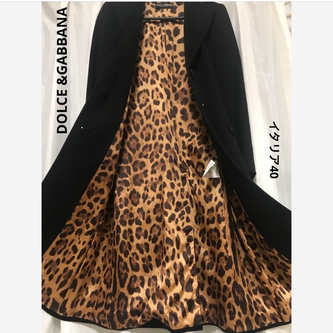新品同様　希少　DOLCE &GABBANA カシミアコート　イタリア製　40