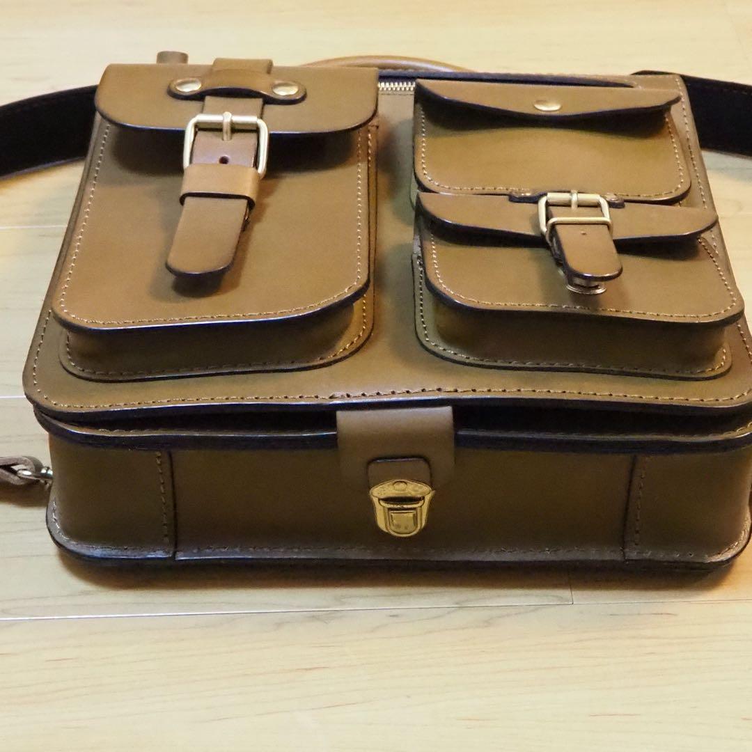 HERZ 前面3ポケット標本3wayバッグ(A-19-R) 肩当て付き　リュック